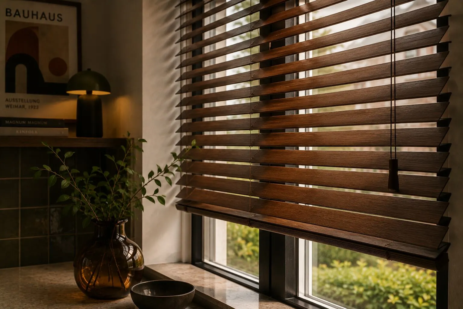 Modern Retro detail met passende raamdecoratie