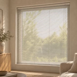 Linea – Aluminium jaloezie – 16 mm – interieurvoorbeeld