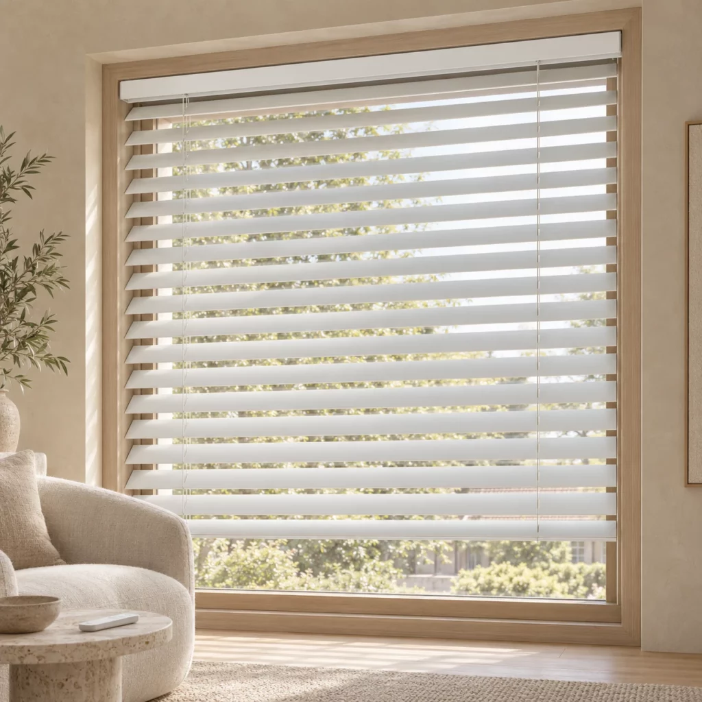 LINEA Aluminium Jaloezie 50mm Elektrisch